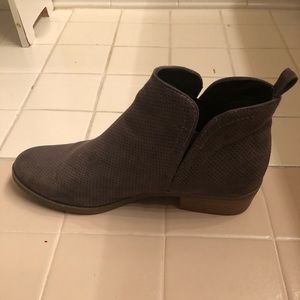 Gray booties for sale